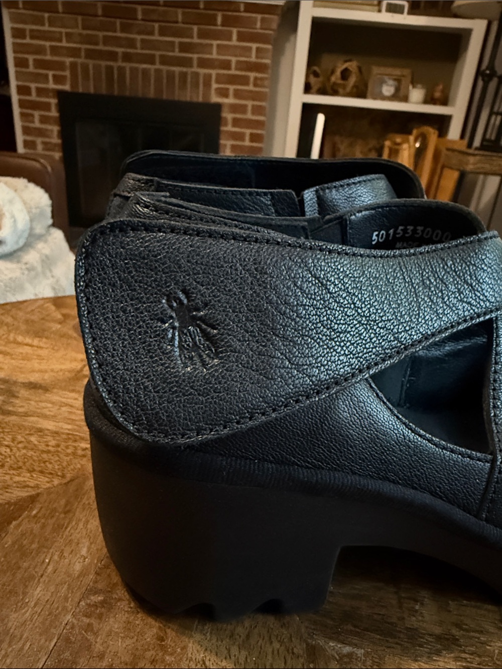 Fly London Togo 533 Leather Platform Shoes 39/9 - Picture 9 of 15